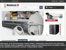 Tablet Screenshot of monitoruj24.pl